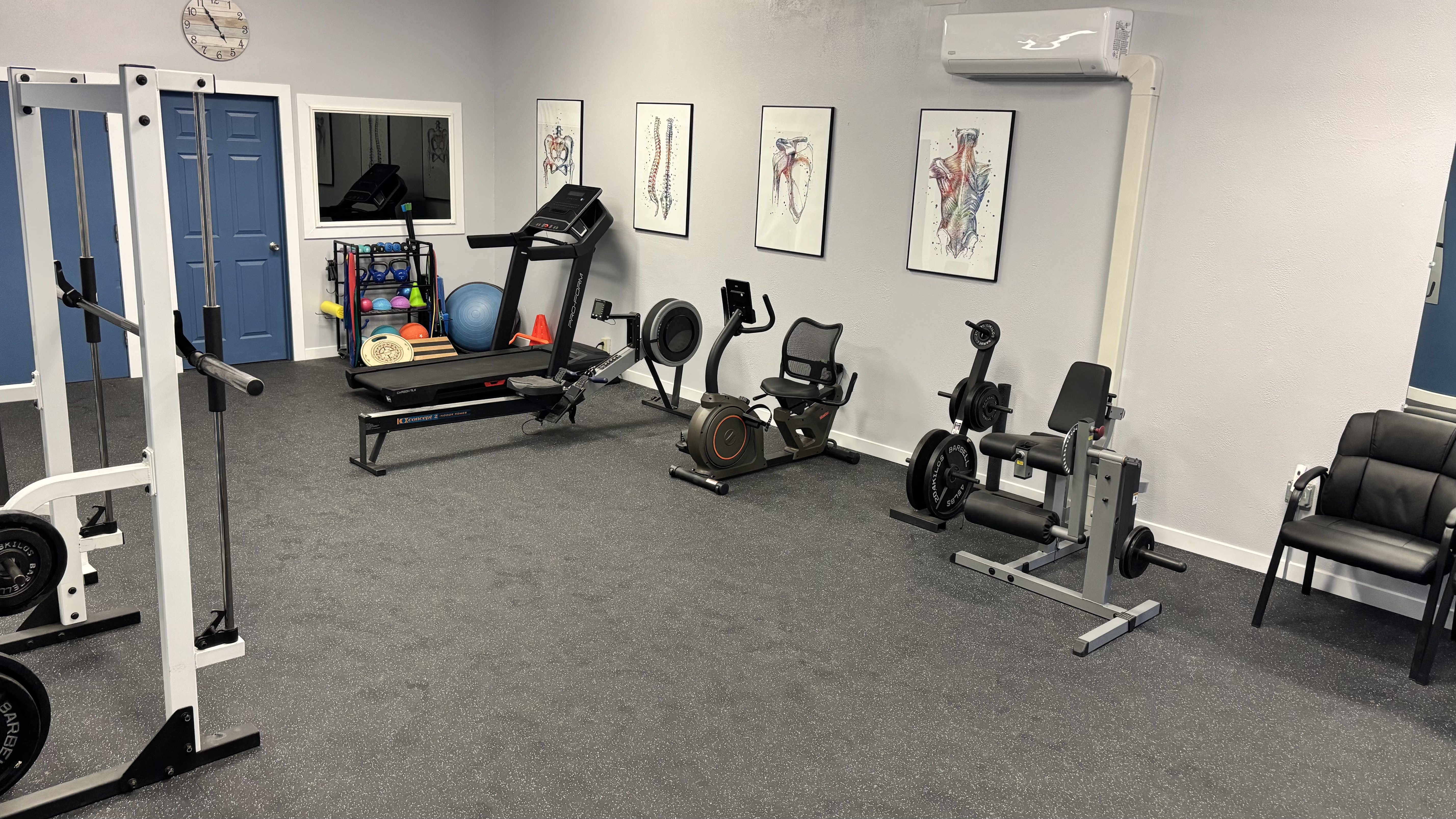 Interior of the Empower PT physical therapy clinic in Libby, Montana